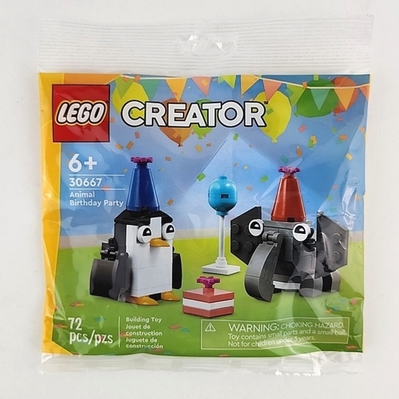 LEGO 2 Sets Creators 6+ Yrs Dog 30666 Penguin Elephant 30667 - Picture 5 of 10